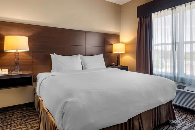 جناح بسرير كينج مع أريكة بمنطقة جلوس بمطبخ صغير، Best Western Plus Bridgewater 4/7