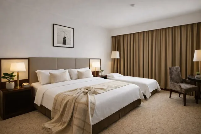 غرفة عائلية بسرير كوين وسرير فردي، Kunming Jin Jiang Hotel 1/1