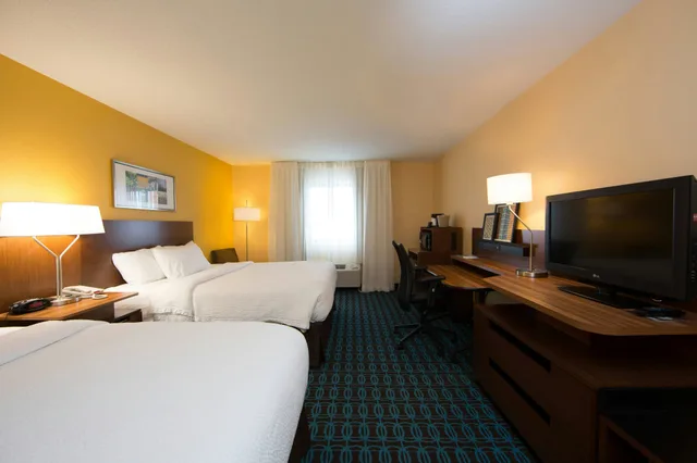 غرفة بسريرين كوين، Fairfield Inn Suites By Marriott Burlington 1/1