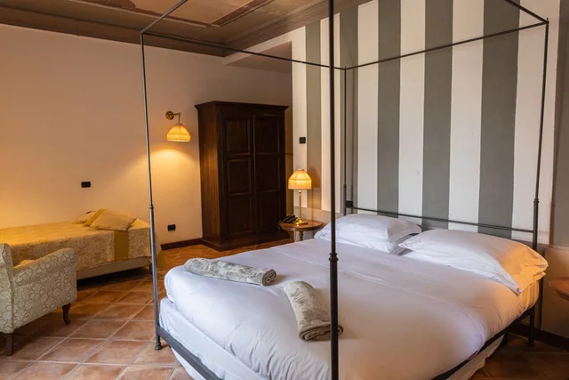 غرفة كلاسيكية ثلاثية بسرير مزدوج وسرير فردي، Hotel Tenimento Al Castello 3/7