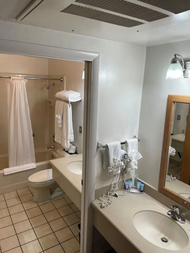 غرفة بسريرين كوين لذوي الإعاقة، Econo Lodge Inn & Suites Vernal near Dinosaur Monument 3/3