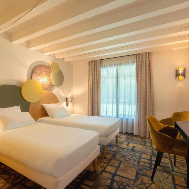 غرفة قياسية بسريرين منفصلين، Mercure Auxerre Autoroute du Soleil 1/9