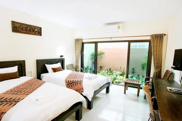 غرفة قياسية بسريرين منفصلين، Baan Na Khon Hotel 2/3