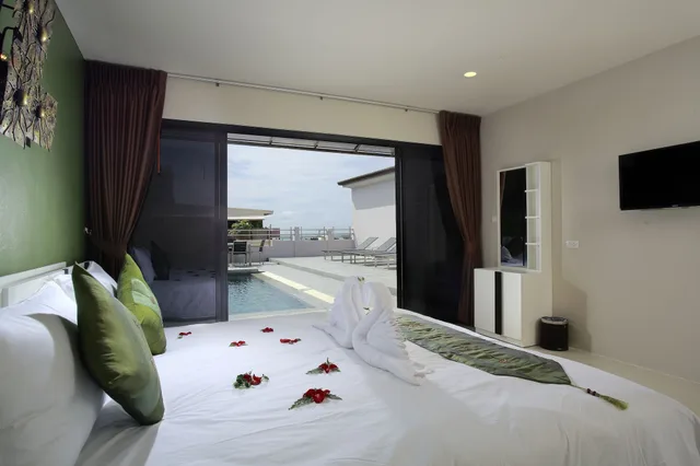 فيلا بسرير كينج وسرير فردي بـ3 غرف نوم، Gu Hotel 6/10