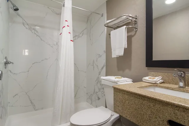 جناح بسرير كينج مع أريكة، Red Roof Inn Suites Brunswick I 95 7/8