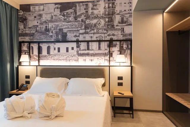 غرفة قياسية مفردة بسرير كوين، Modica Boutique Hotel 1/4