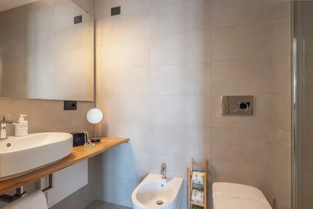 استوديو بإطلالة على المسبح بمنطقة جلوس، Residence Villa Giardini 5/7
