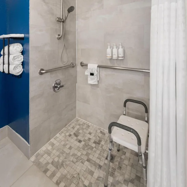جناح ديلوكس بسرير كينج بإطلالة على الجبل لذوي الإعاقة، La Quinta Inn & Suites by Wyndham Ruidoso Downs 10/10