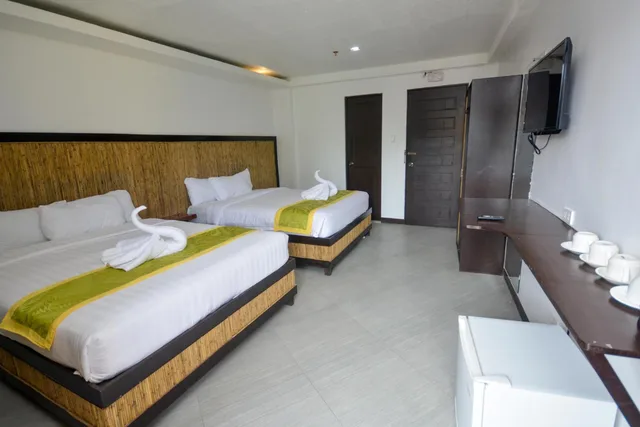 غرفة رباعية بسرير مزدوج، Bamboo Beach Resort Bar And Restaurant 4/10
