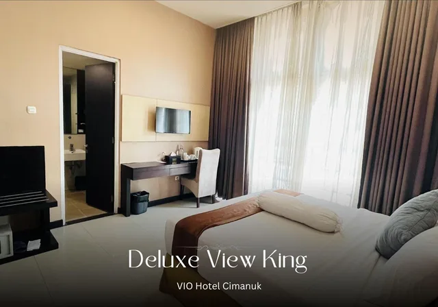 غرفة ديلوكس بسرير مزدوج بإطلالة، Vio Cimanuk Hotel 4/4