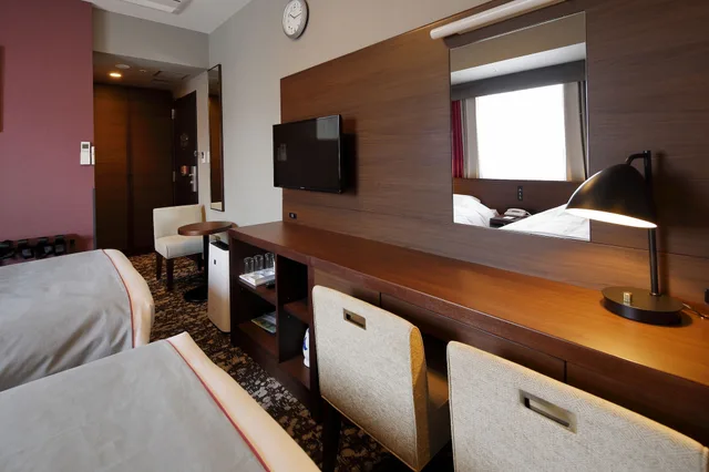 غرفة ثلاثية بسريرين منفصلين مع سرير إضافي، Hotel Monte Hermana Fukuoka 5/10