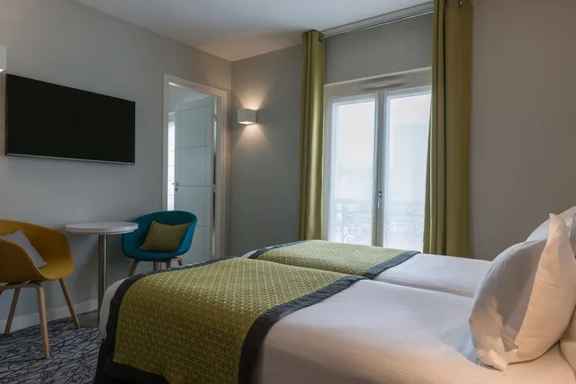 غرفة قياسية بسريرين منفصلين، Hotel Le Mareuil 9/10