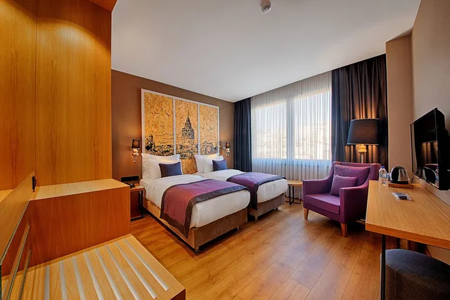 غرفة قياسية بسرير مزدوج أو سريرين منفصلين، The Halich Hotel Istanbul Karakoy 3/4