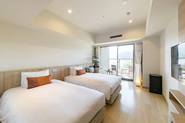 Room, Twin Beds, Hakone Ashinoko Hanaori 1/1