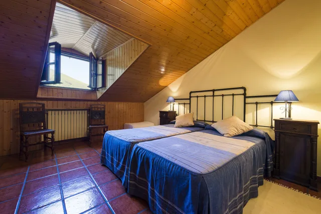 غرفة قياسية بسريرين منفصلين، HOTEL RURAL VALLE DE ANCARES 2/7
