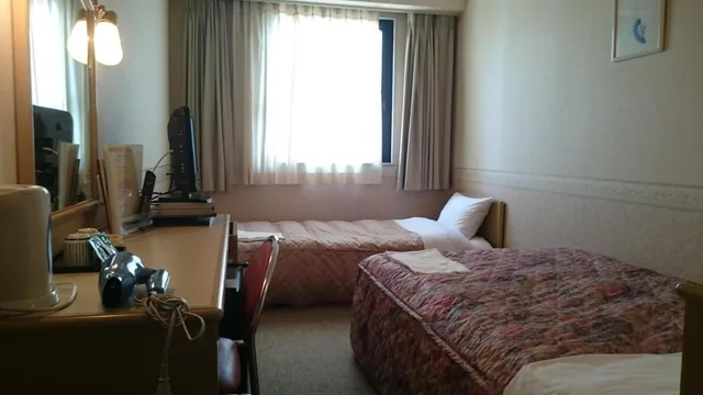 غرفة اقتصادية بسريرين منفصلين للمدخنين، Crown Hills Kanazawa 4/10
