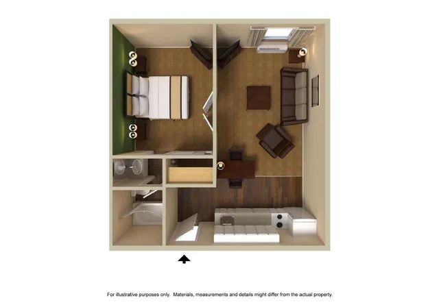 جناح بسرير كوين بغرفة نوم واحدة لذوي الإعاقة، Extended Stay America San Jose - Edenvale - South 6/6