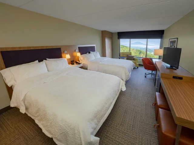 Study, 2 Queen Beds، Hampton Inn Hazleton 1/3