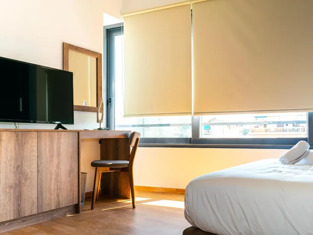جناح بسرير كوين بإطلالة على المدينة، Acropolis Plaza Smart Hotel 6/10