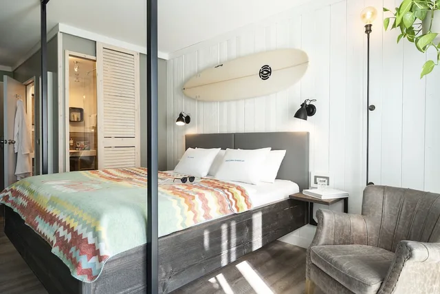 غرفة بسرير مزدوج بشرفة، Beach Motel Spo 2/5