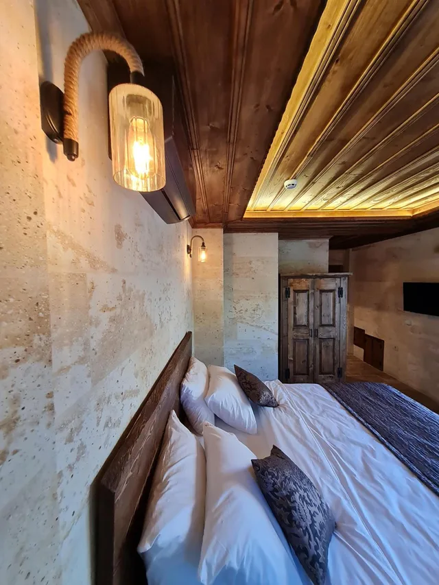 غرفة ديلوكس بسرير مزدوج بشرفة، Flavia Cappadocia Hotel 3/10