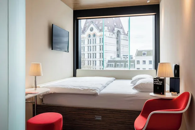 غرفة بسرير كينج في طابق مرتفع، Citizenm Rotterdam 2/9