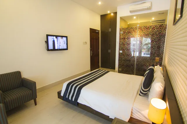 غرفة شهر العسل بسرير مزدوج بشرفة، Ngoc Linh Luxury Hotel 10/10