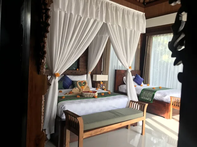فيلا بسرير كينج بغرفة نوم واحدة بمسبح خاص، Ubud Paradise Villa 9/10