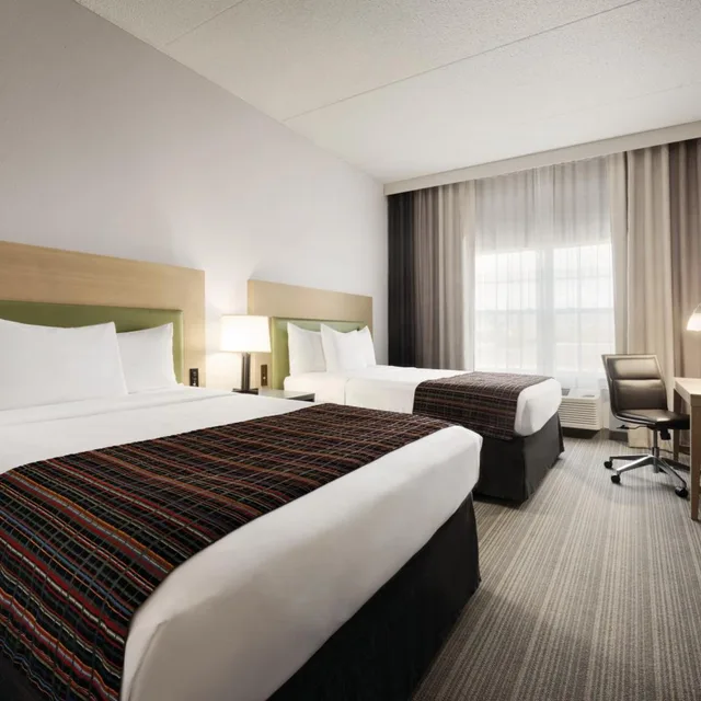 Room, 2 Queen Beds, Pet Friendly, Accessible, Country Inn and Suites by Radisson Coralville IA 2/3