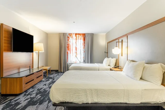 غرفة بسريرين كوين، Fairfield Inn Suites Rancho Cordova 1/4