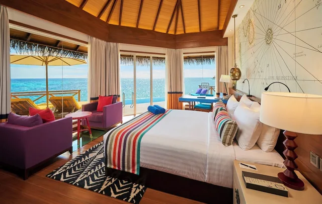 Overwater, Sunset, Villa, Double Bed, Private Pool، Mercure Maldives Kooddoo Resort 2/4