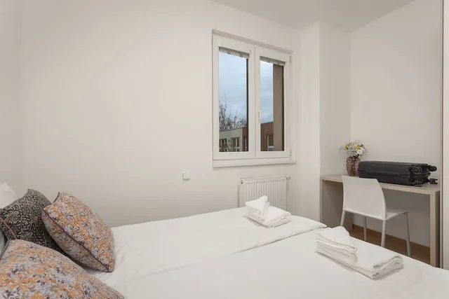 شقة سكنية بريميوم بسريرين كوين مع أريكة، Prague City Residence 4/7
