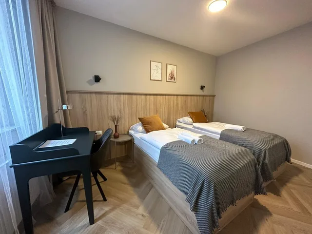 جناح استوديو ديلوكس بسريرين منفصلين، Apartment City Lenaustraße 2/4
