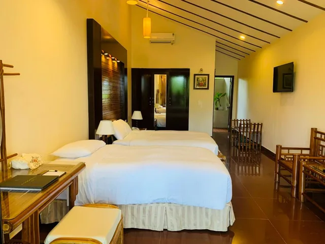 غرفة ديلوكس بسرير مزدوج أو سريرين منفصلين، Vietstar Resort Spa 2/6