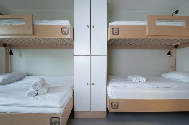 Family, Twin Beds, Bunk Bed, Shared Bathroom, Trondheim Vandrerhjem - Hostel 2/2