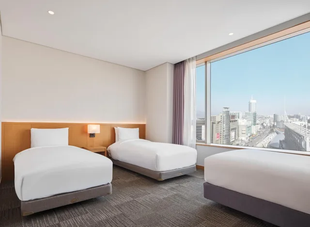 غرفة ديلوكس ثلاثية في طابق مرتفع، Sotetsu Hotels The Splaisir Seoul Dongdaemun 1/4