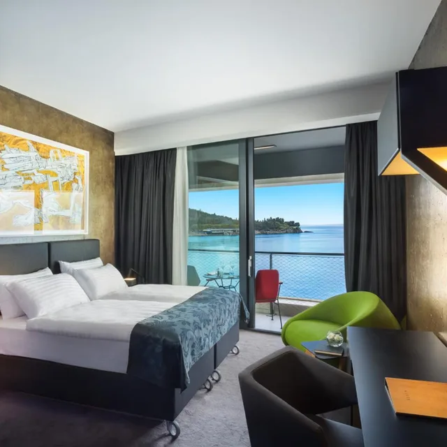 غرفة ديلوكس بسرير مزدوج أو سريرين منفصلين بإطلالة على البحر، Boutique & Design Hotel Navis 1/10
