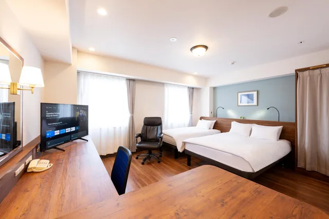Superior, 1 Double and 1 Single Bed, 2 Beds, Hotel New Yokosuka 1/1