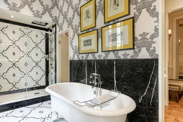 جناح رئاسي بسرير كينج بإطلالة على الحديقة بشرفة، Santo Mauro, a Luxury Collection Hotel, Madrid 4/5