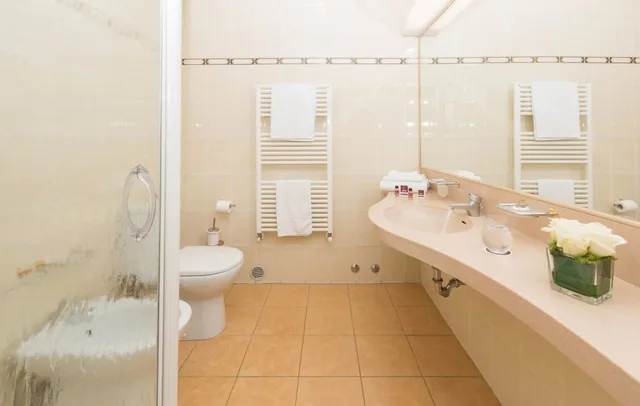غرفة ثلاثية بسرير كوين وسرير فردي، Shg Hotel Bologna 10/10