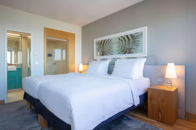 جناح بسريرين منفصلين بإطلالة على المتنزه بغرفة نوم واحدة، Radisson Blu Hotel Hamburg 3/8