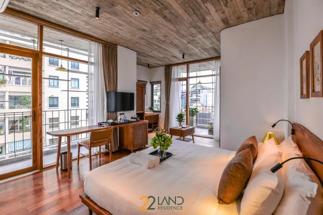 غرفة سوبيريور بسرير كينج بشرفة، 22Land Hotel and Residence 4/10