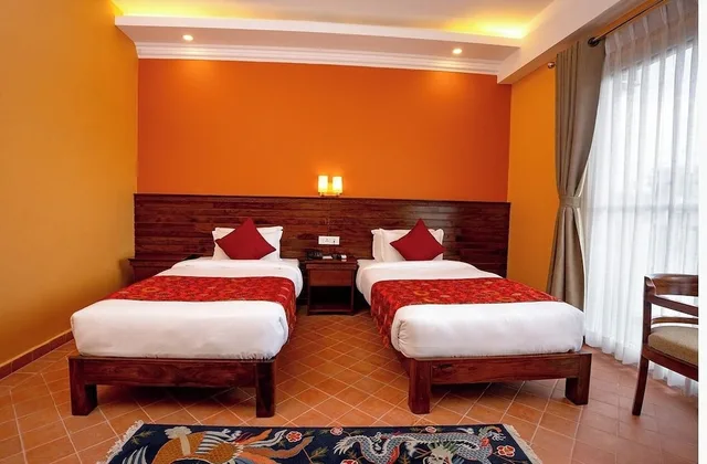 غرفة ديلوكس بسريرين منفصلين بشرفة، Hotel Dolmaling 6/10