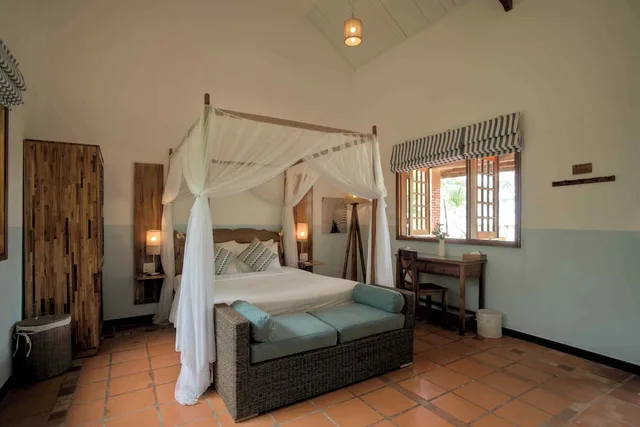 غرفة قياسية بسرير كوين بإطلالة على البحر، Cassia Cottage 5/7