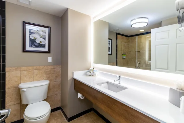 غرفة بسريرين كوين بشرفة، Holiday Inn Express Savannah Historic District 7/9