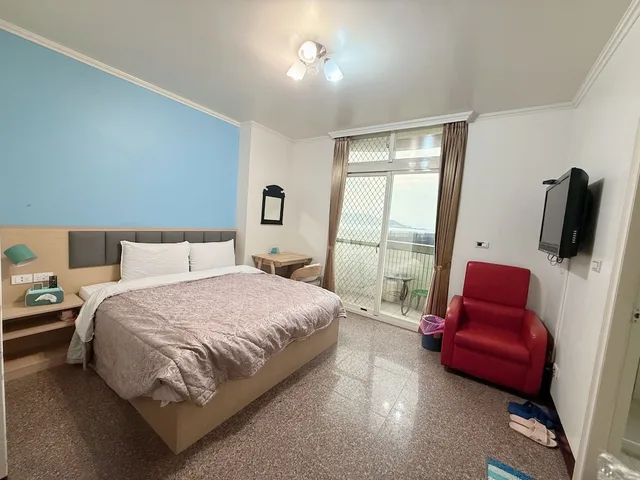 غرفة قياسية بسرير مزدوج بإطلالة على البحر، Kim That B&B 3/4