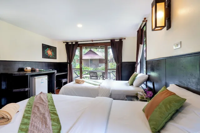 بنغل ديلوكس بسريرين منفصلين، Mook Lanta Boutique Resort Spa 2/4