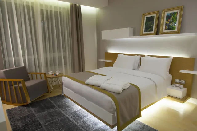 1 Bedroom, Deluxe, Apartment, Queen Bed, City View, Sofa, Kitchen, The Leos Residence 1/3