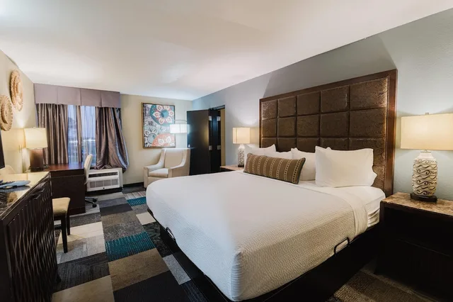 جناح ديلوكس بسرير كينج مع أريكة بمنطقة جلوس، Wyndham Garden Texarkana 1/3