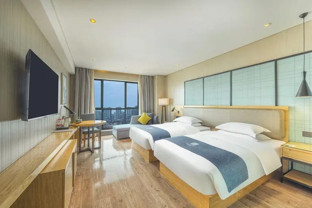 غرفة بزنس بسريرين منفصلين، Echarm Hotel (Changde Chaoyang D5 District) 1/1